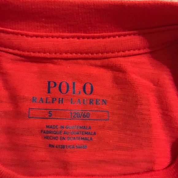 Polo Ralph Lauren size 5 t-shirt - Picture 3 of 3